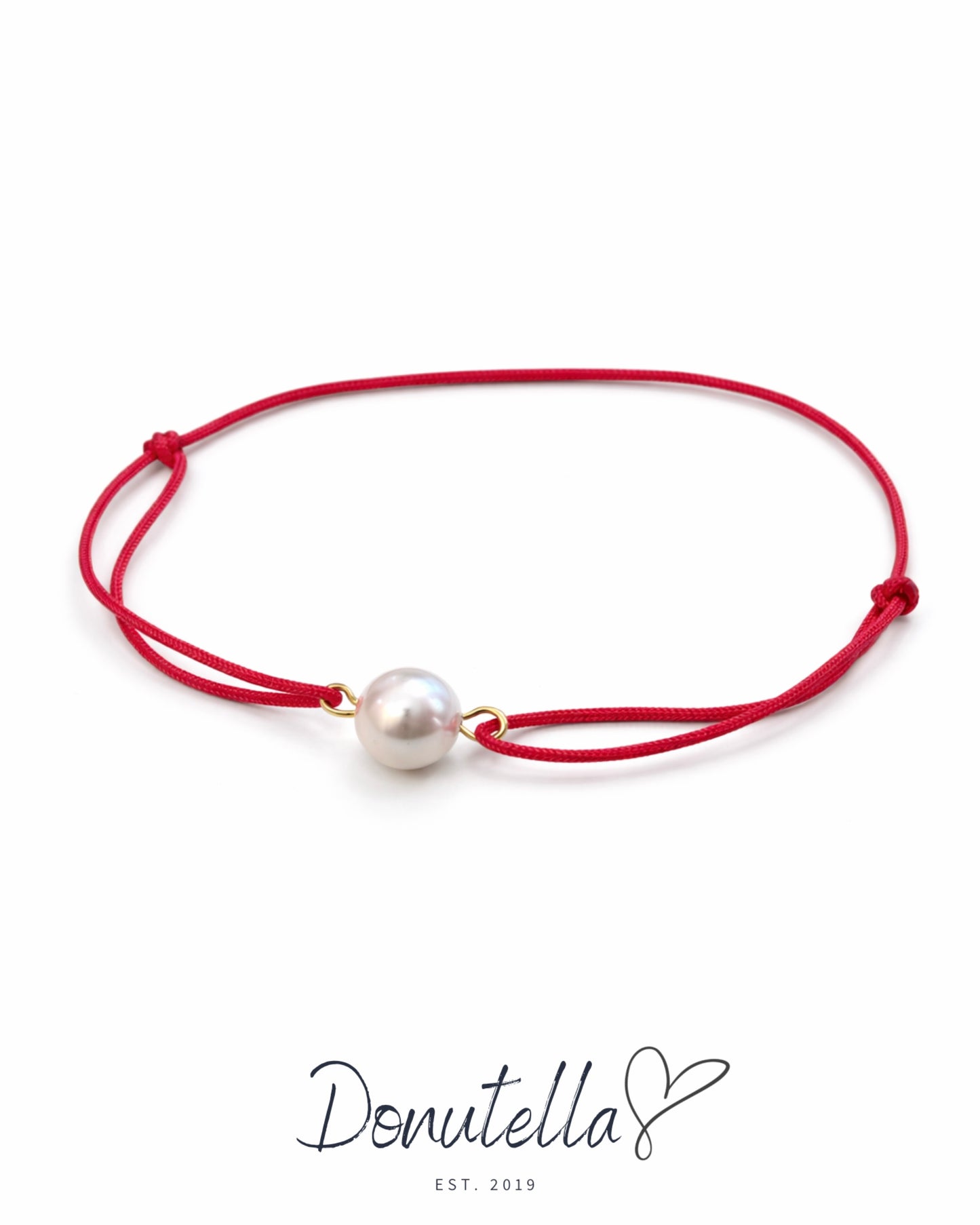 Narukvica sa sedef perlom (malina crvena)