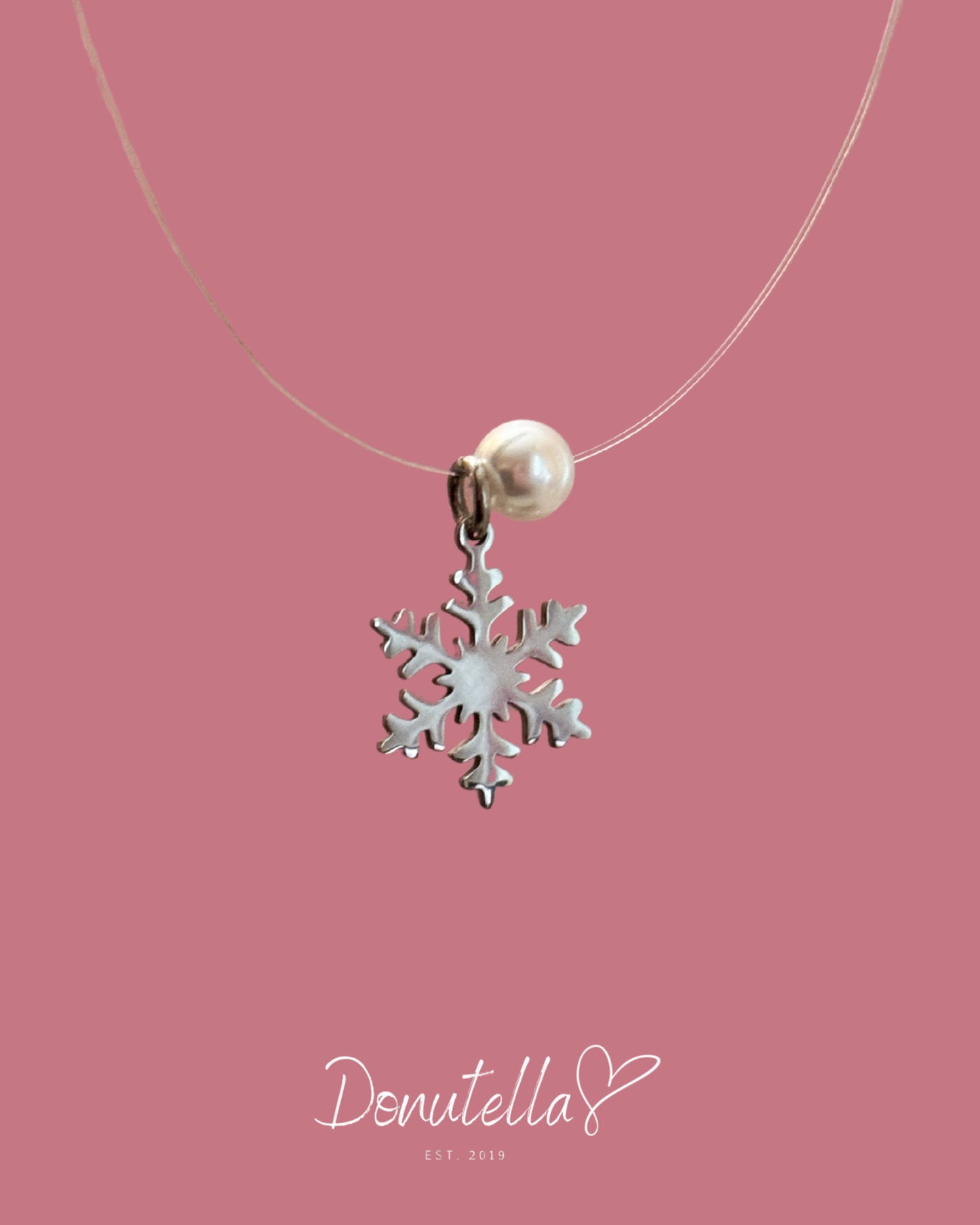 Nevidljiva ogrlica s pahuljicom