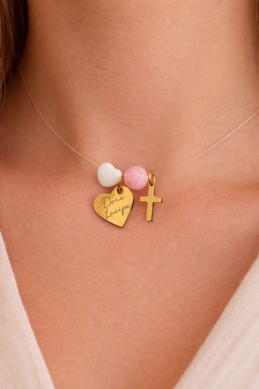 Nevidljiva ogrlica s gravurom