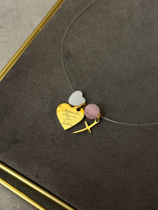 Nevidljiva ogrlica s gravurom