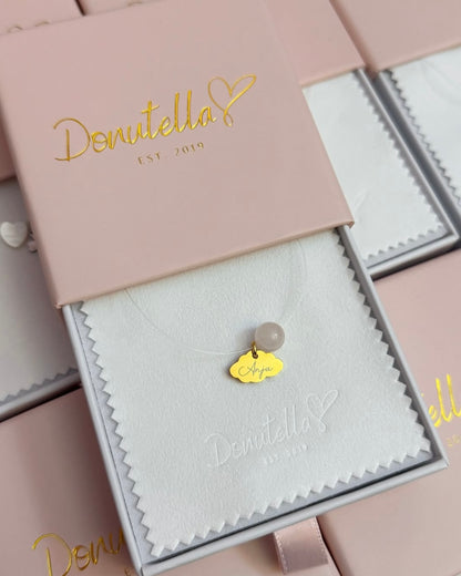 Nevidljiva ogrlica s graviranim oblakom