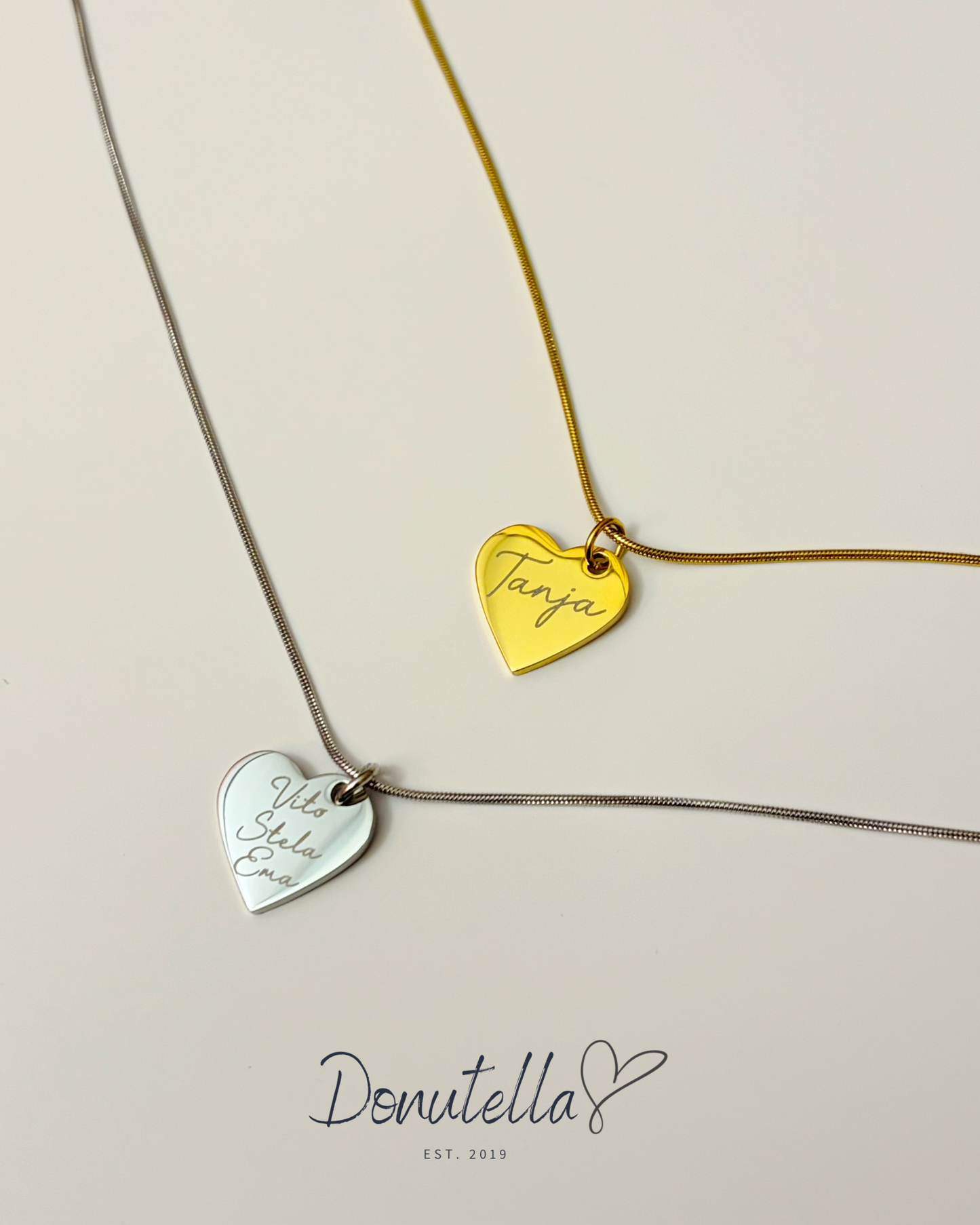 Snake čelična ogrlica s gravurom