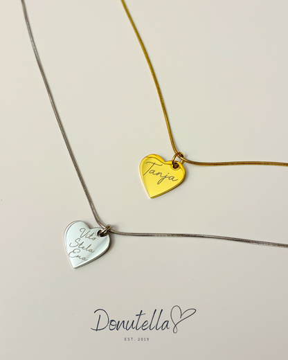 Snake čelična ogrlica s gravurom