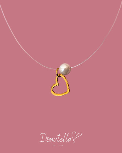 Nevidljiva ogrlica s obrisom srca