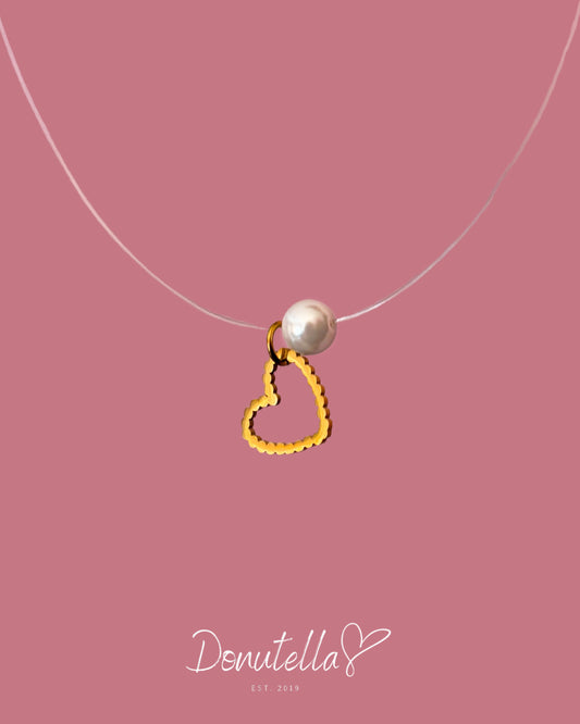 Nevidljiva ogrlica s obrisom srca