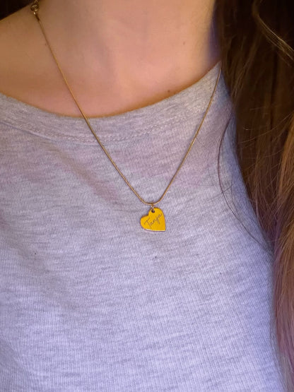 Snake čelična ogrlica s gravurom