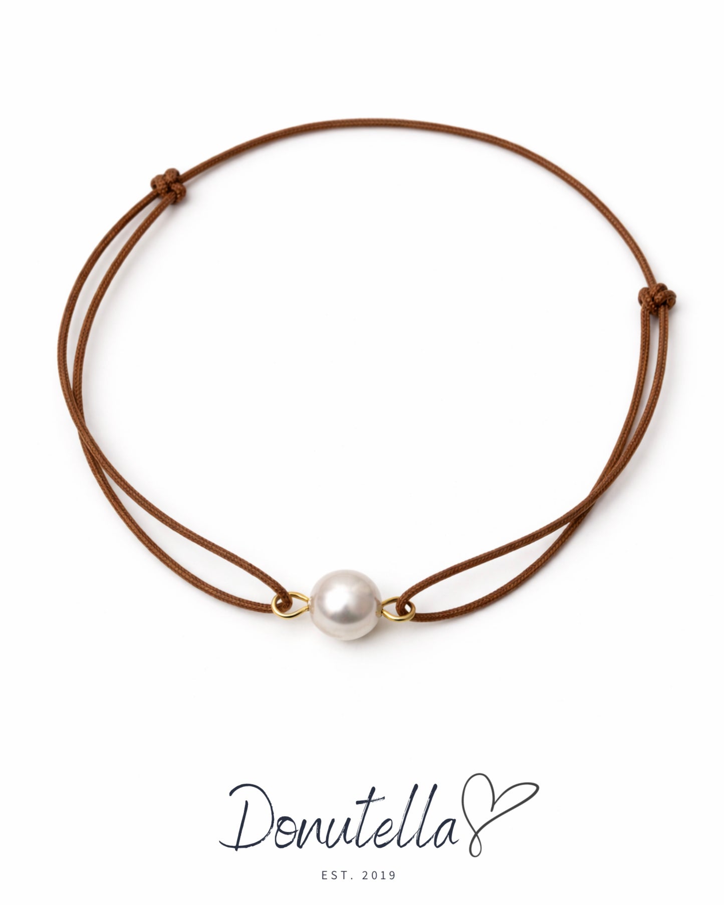 Narukvica sa sedef perlom (smeđa)