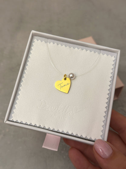 Nevidljiva ogrlica s gravurom