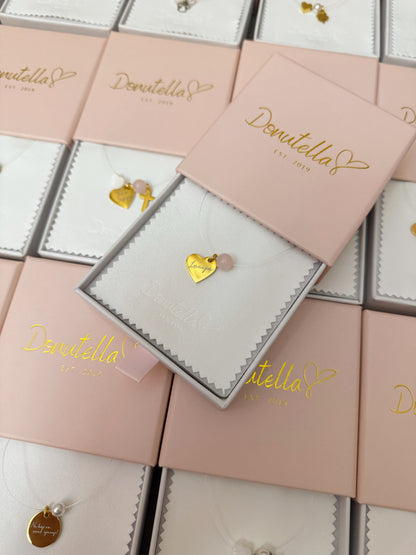 Nevidljiva ogrlica s imenom i rozenkvarcom