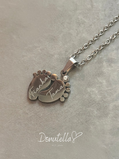 Čelična ogrlica s imenom