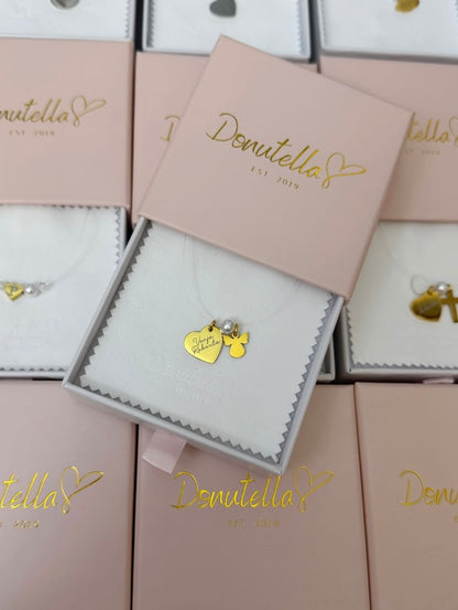 Nevidljiva ogrlica s gravurom i anđelom