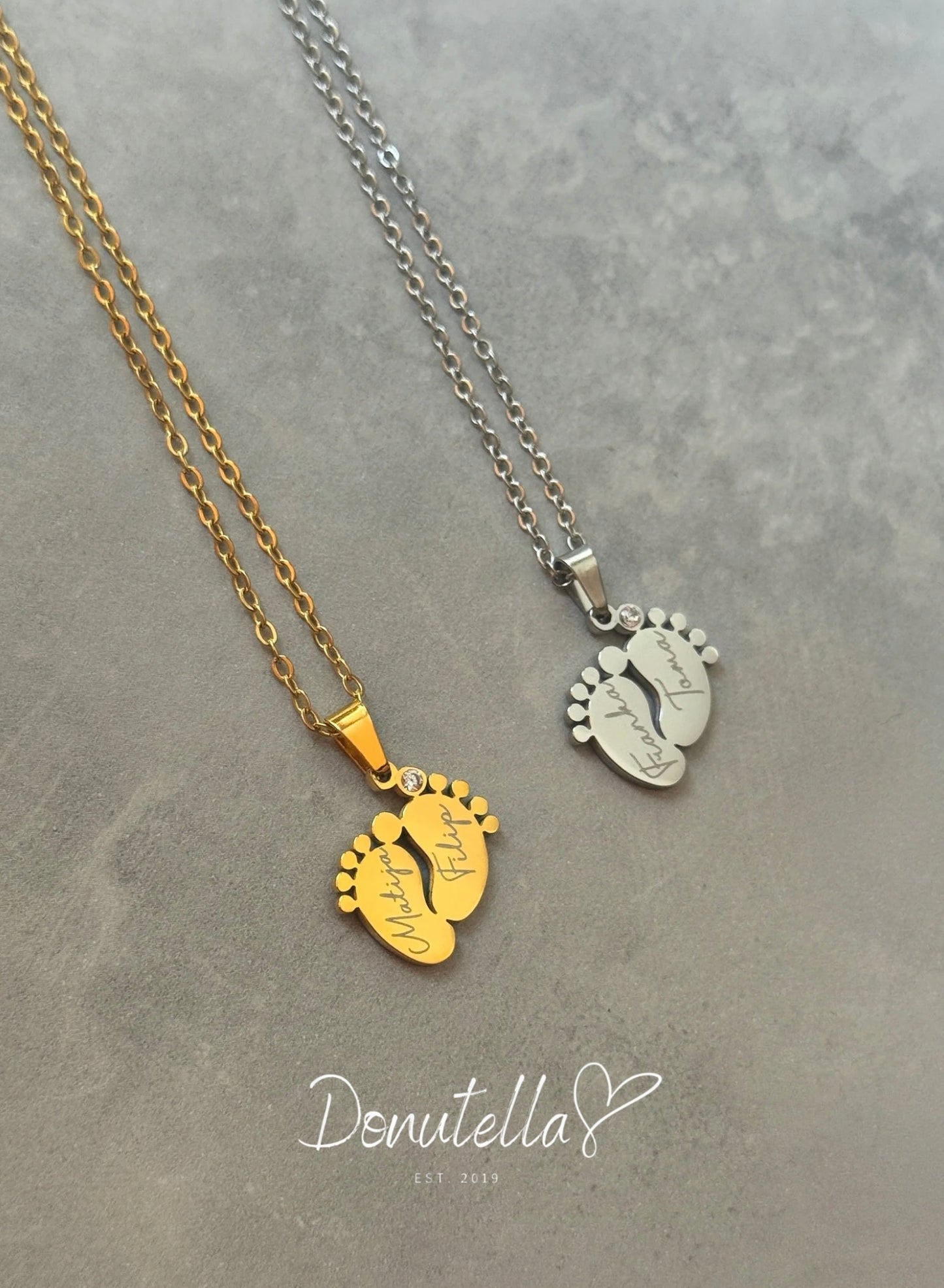 Čelična ogrlica s imenom