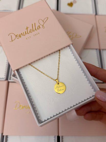 Čelična ogrlica s gravurom