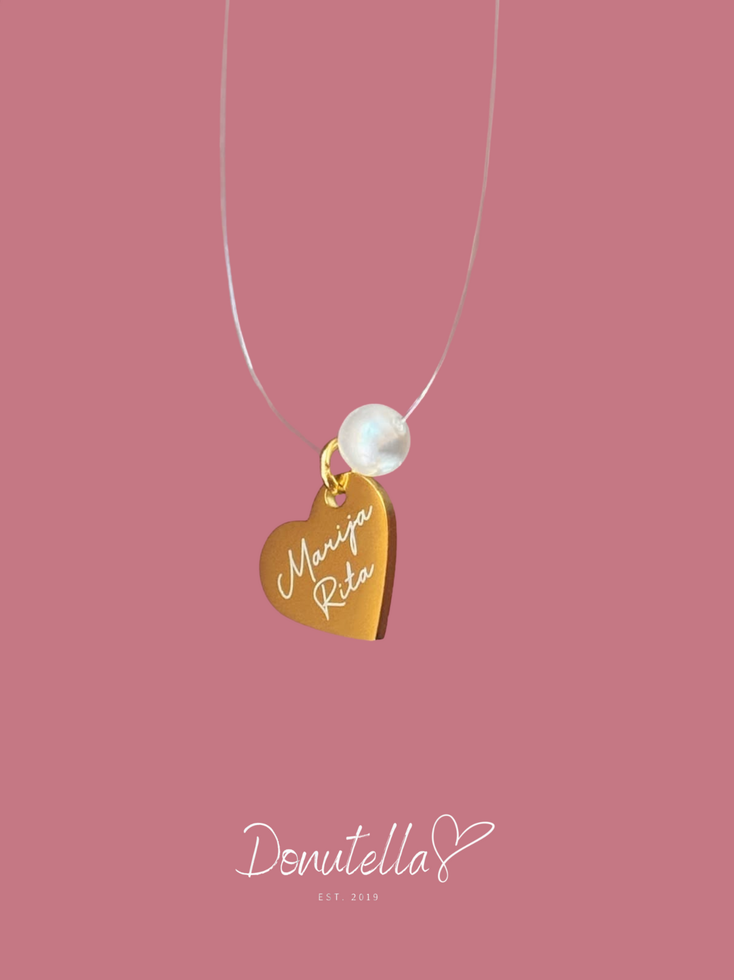 Nevidljiva ogrlica s gravurom