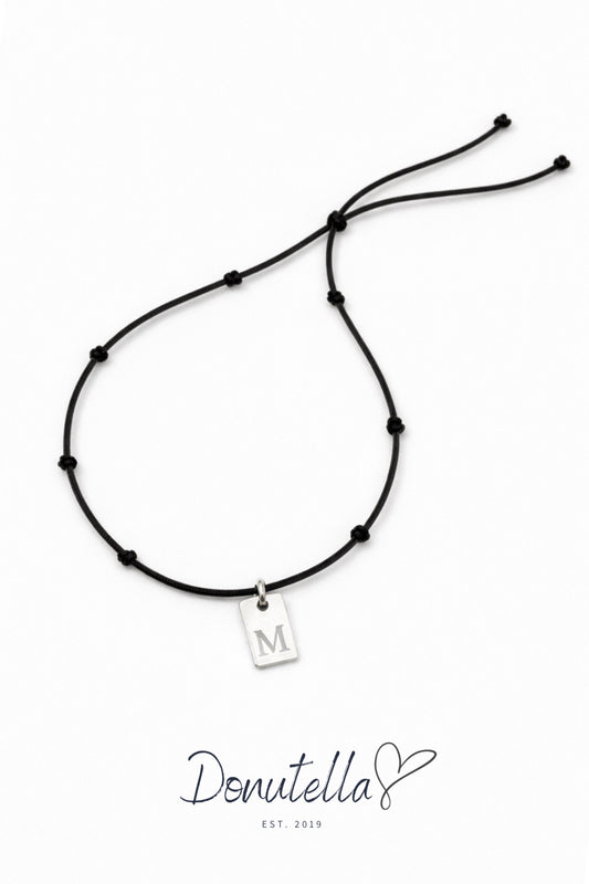 Muška narukvica s inicijalom